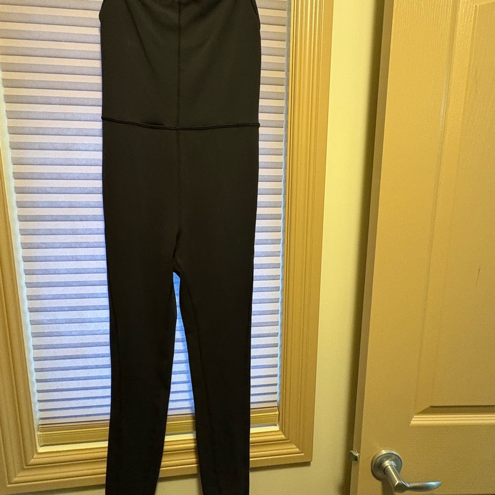 Aritizia Wilfred Black Jumpsuit (leggings material)